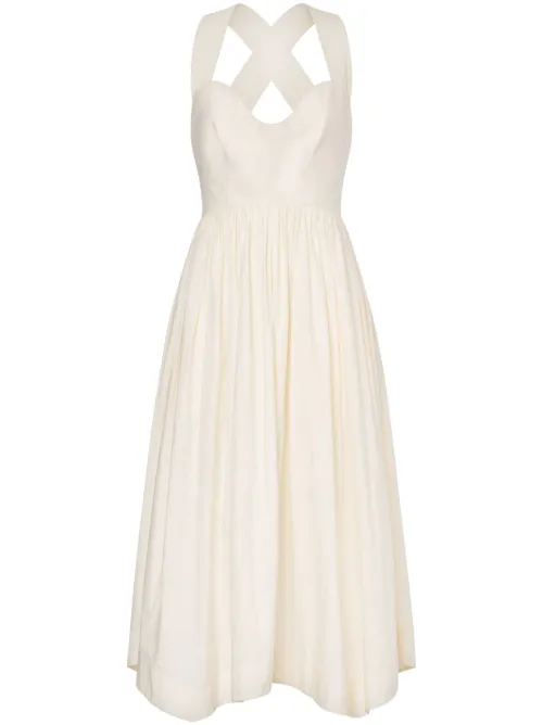 Robe en coton à coupe mi-longue - Philosophy Di Lorenzo Serafini - Modalova