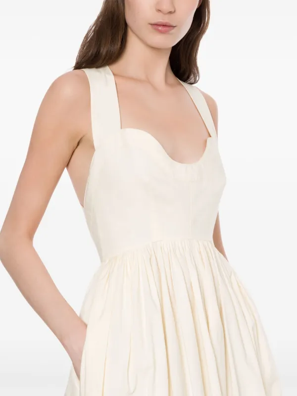 ワンピース PHILOSOPHY DI LORENZO SERAFINI Woman Dress White 04450735 Philosophy Di Lorenzo Serafini Cotton Midi Dress | White