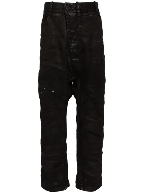 Boris Bidjan Saberi jeans drop crotch