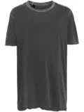 Boris Bidjan Saberi short-raglan sleeves T-shirt - Grey