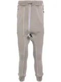 Boris Bidjan Saberi crop-crotch detail track pants - Grey