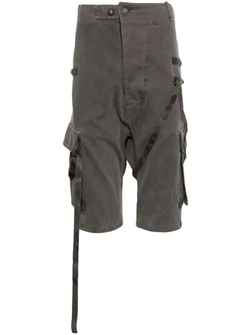 Short de sport à effet délavé - Boris Bidjan Saberi - Modalova
