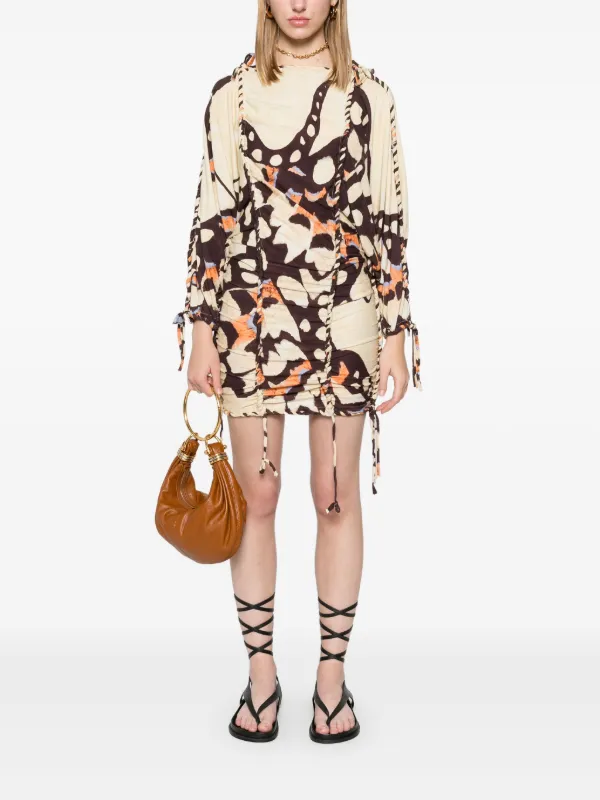 ISABEL MARANT Zina Mini Dress | Neutrals | FARFETCH
