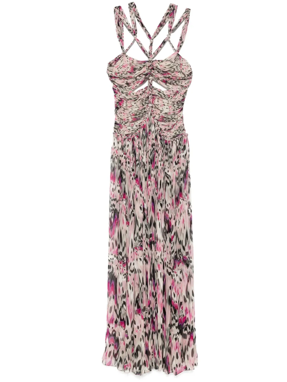 ISABEL MARANT Rafael maxi-jurk Roze