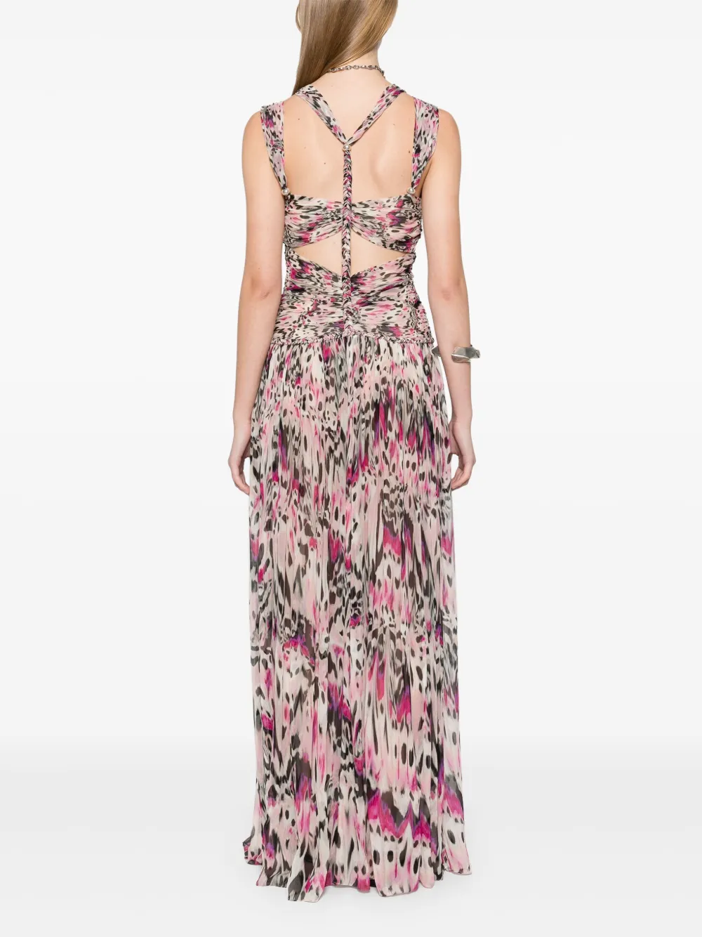 ISABEL MARANT Rafael maxi-jurk Roze