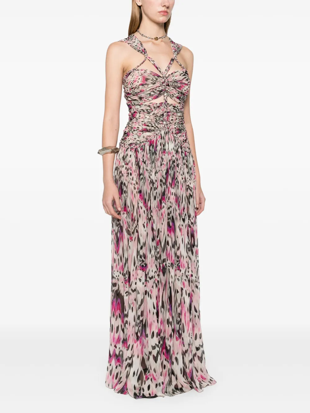 ISABEL MARANT Rafael maxi-jurk Roze