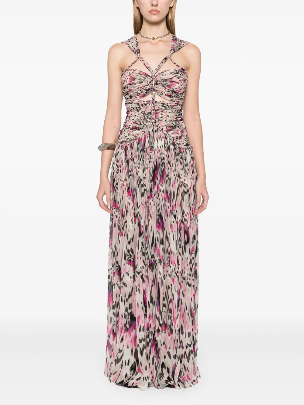 ISABEL MARANT Rafael maxi-jurk - Roze