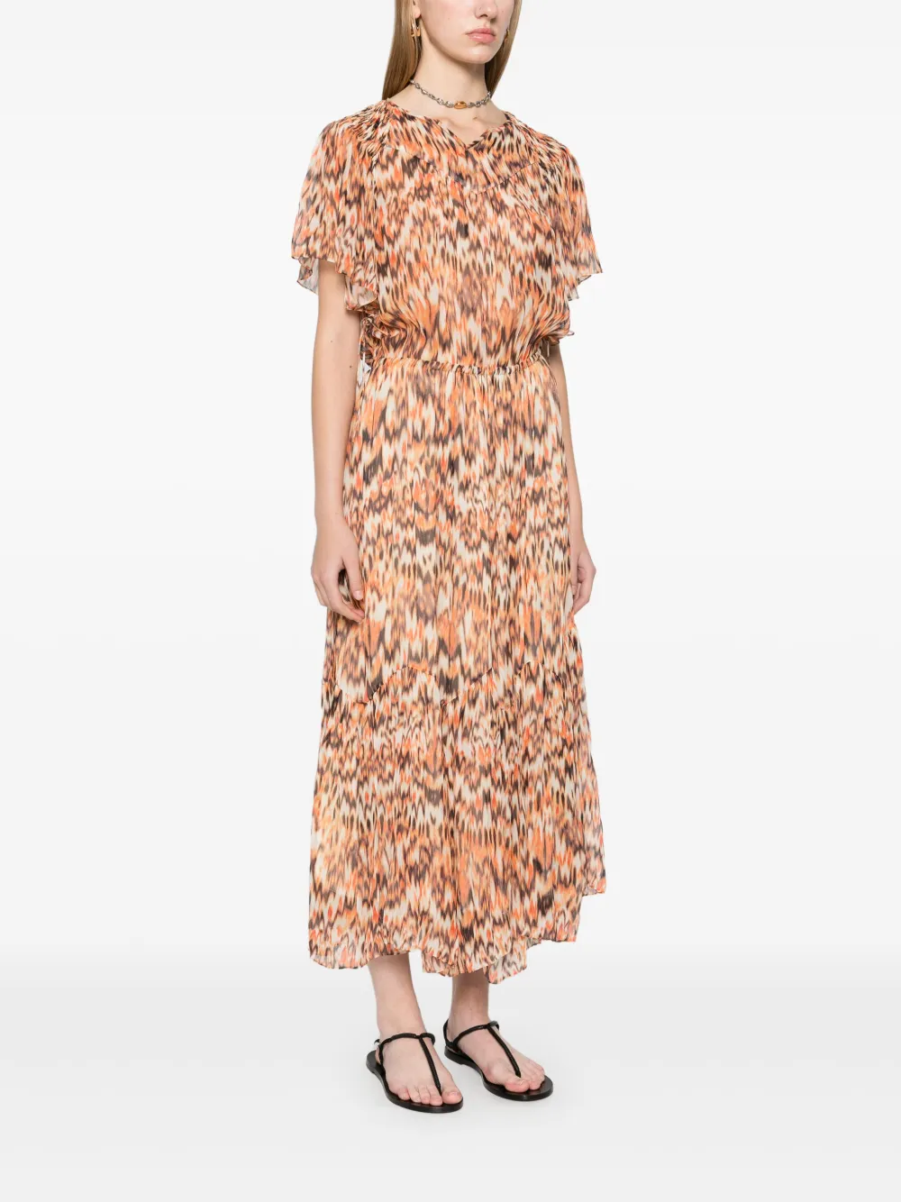 ISABEL MARANT ODELIA MIDI DRESS