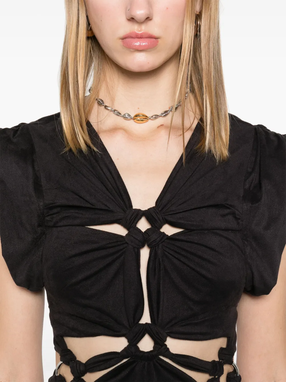 Shop Isabel Marant Sirena Midi Dress In Schwarz