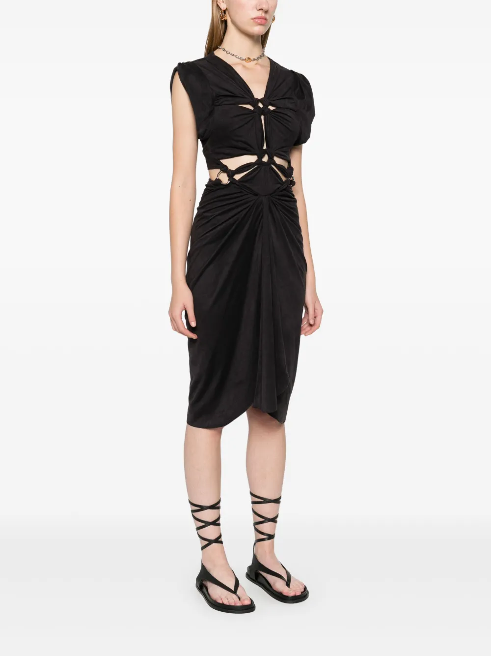 ISABEL MARANT SIRENA MIDI DRESS