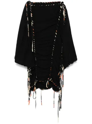 【関税&送料込】Isabel Marant Dress Orfra embellished silk-blend minidress in white - Isabel