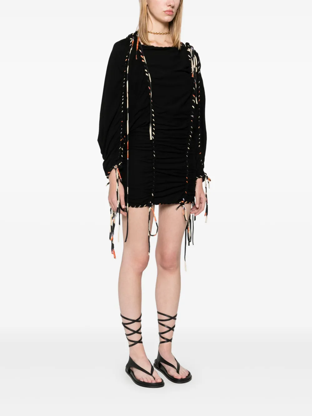 ISABEL MARANT Zina mini-jurk Zwart