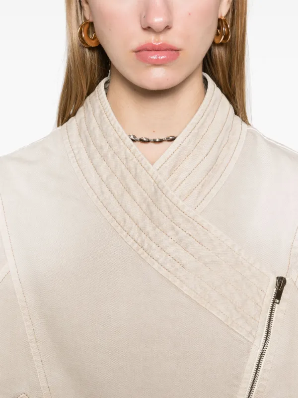 ISABEL MARANT Edina Jacket | Neutrals | FARFETCH