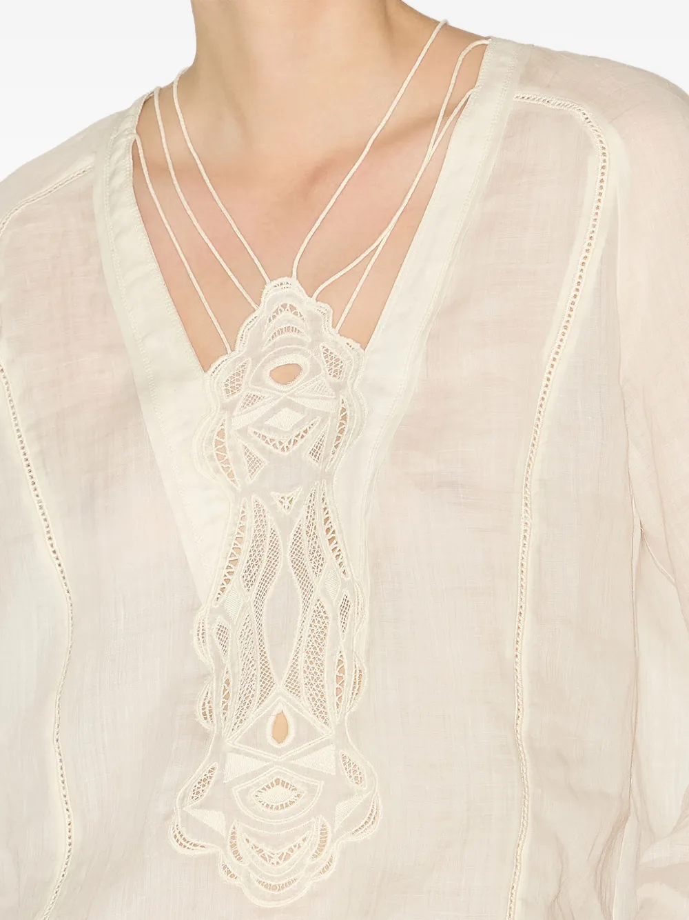 ISABEL MARANT Luna top Beige