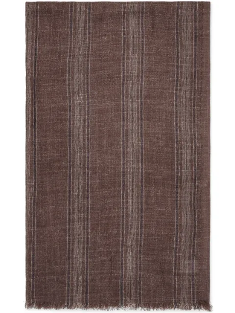 Brunello Cucinelli striped scarf
