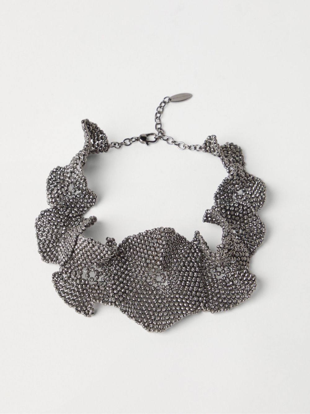 Brunello Cucinelli Choker met schakels - Zilver