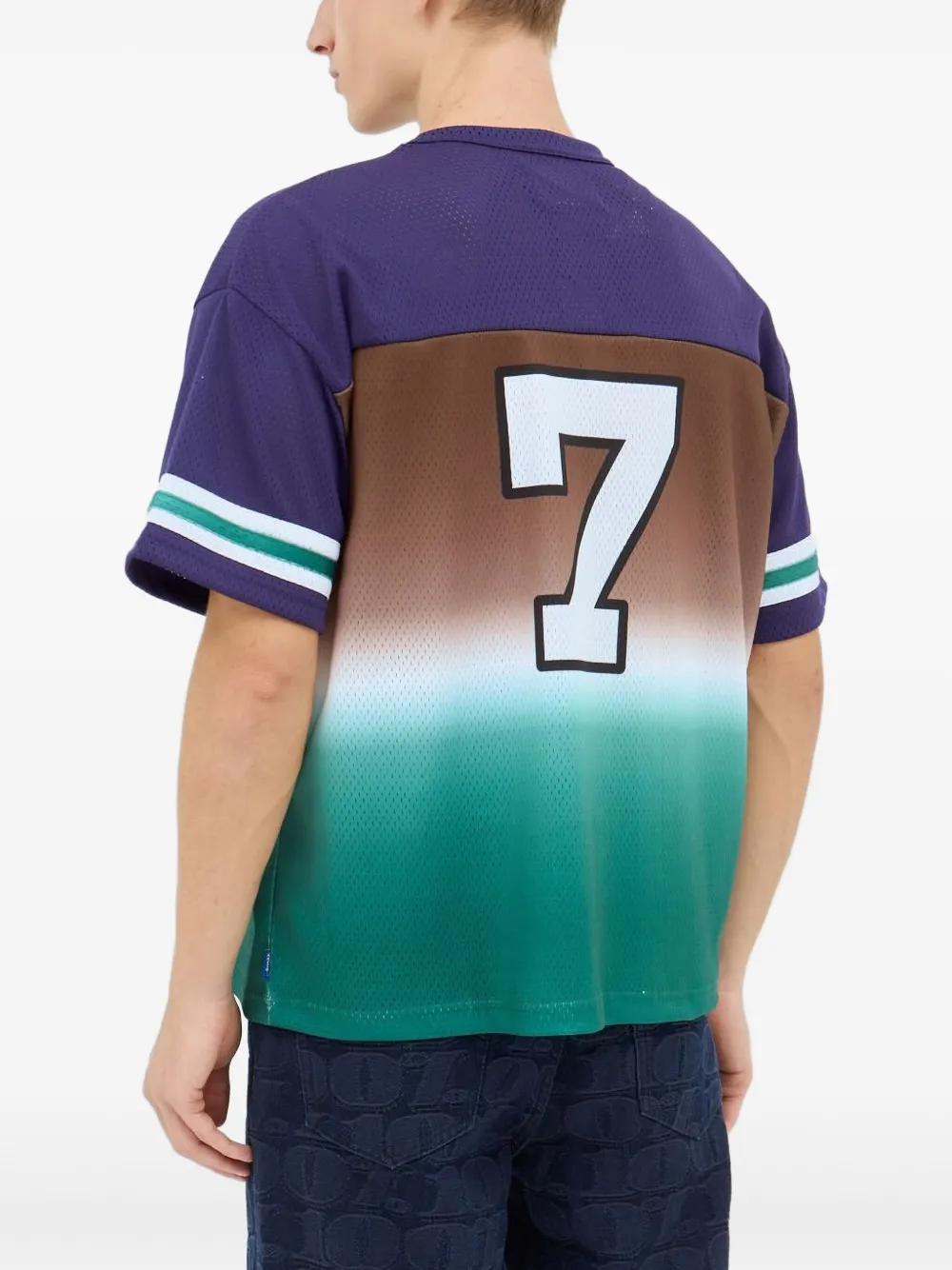 Awake Ny Mesh Football Jersey In Blue