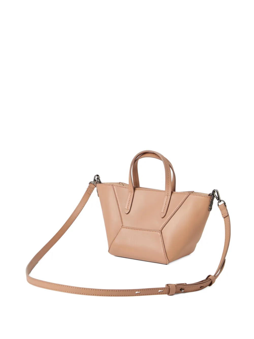 Brunello Cucinelli Leren shopper Roze