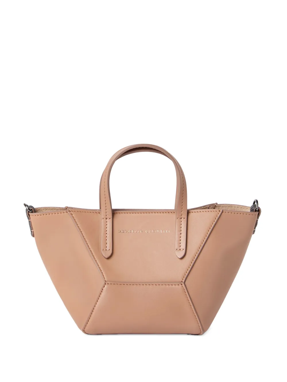 Brunello Cucinelli Leren shopper Roze