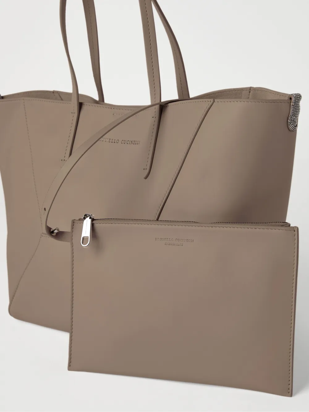 Brunello Cucinelli BC Duo shopper Bruin
