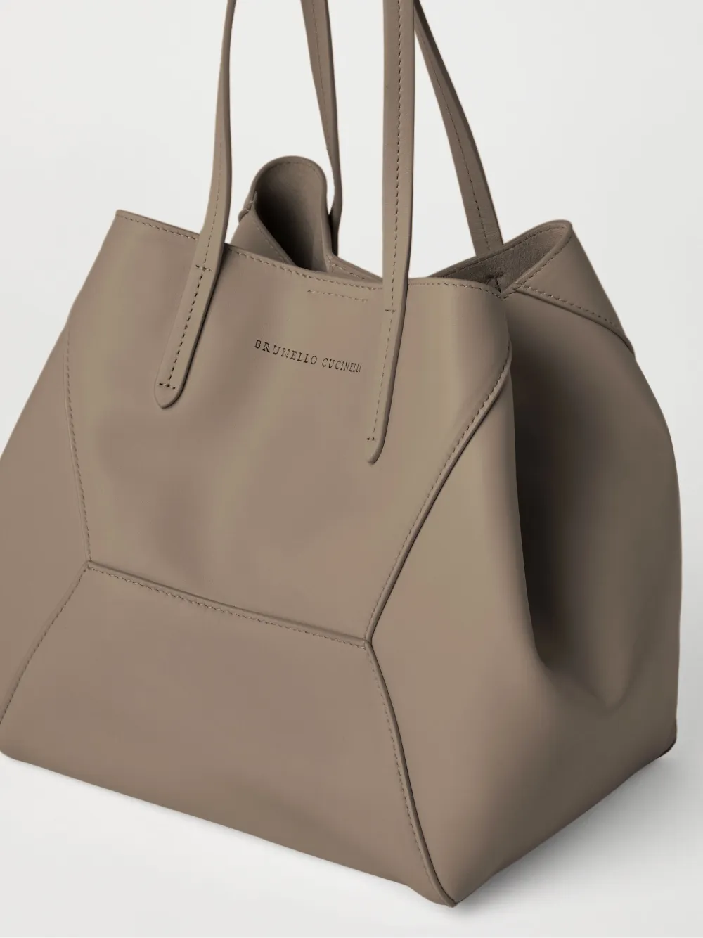 Brunello Cucinelli BC Duo shopper Bruin