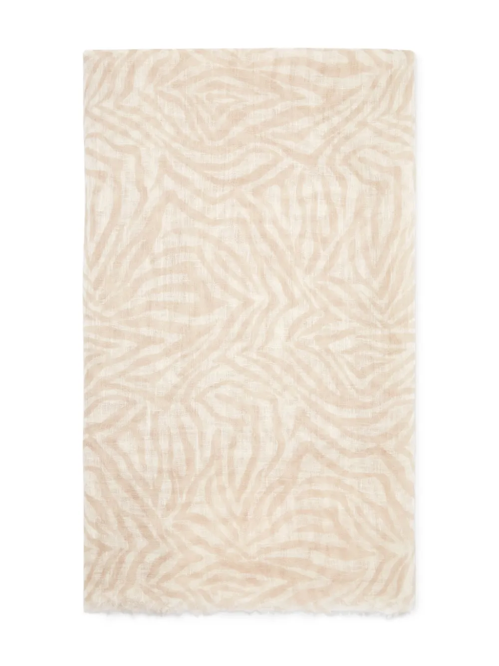 Brunello Cucinelli Abstract-pattern Print Scarf In Neutral