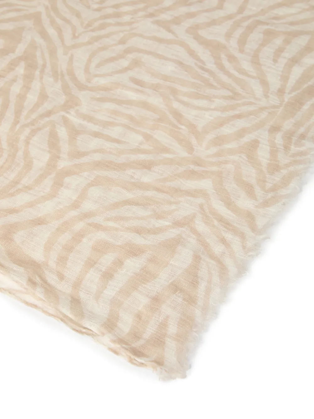 Brunello Cucinelli Sjaal met abstract patroon Beige