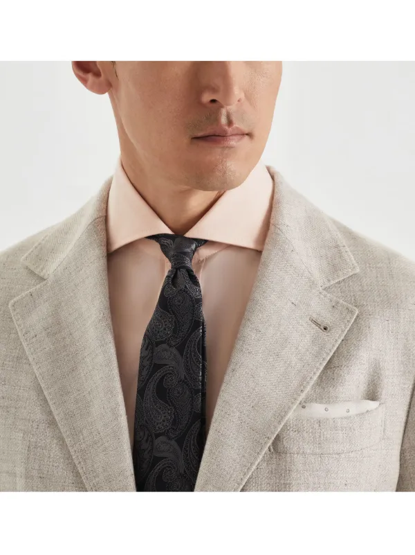 Brunello Cucinelli シルク ネクタイ | ブラック | FARFETCH JP