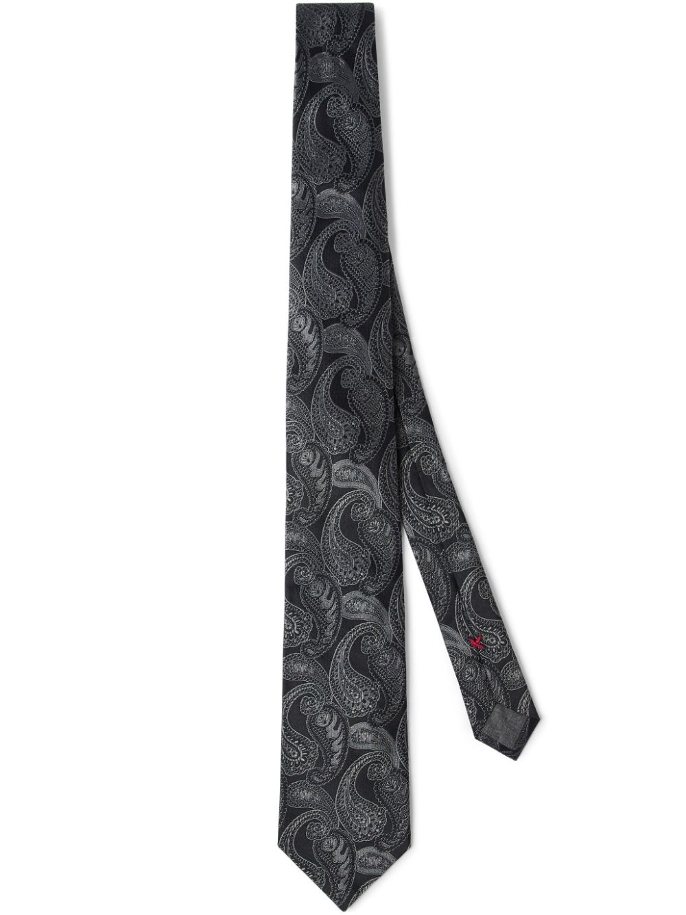 Brunello Cucinelli silk tie - Black