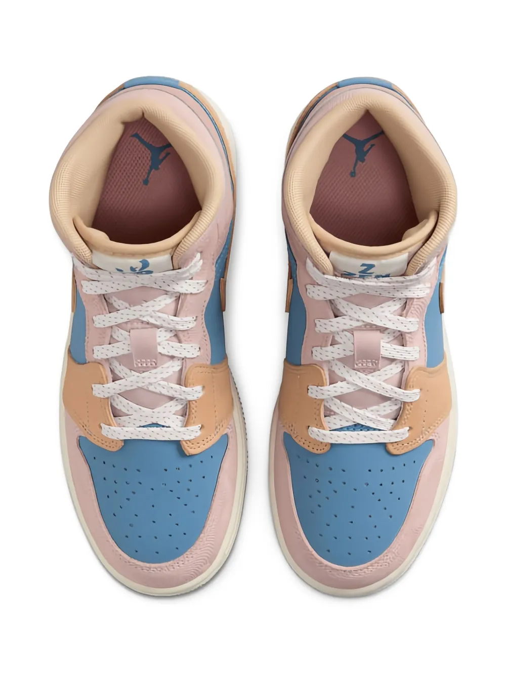 Jordan Kids Jordan 1 Mid SE Zen sneakers - Roze