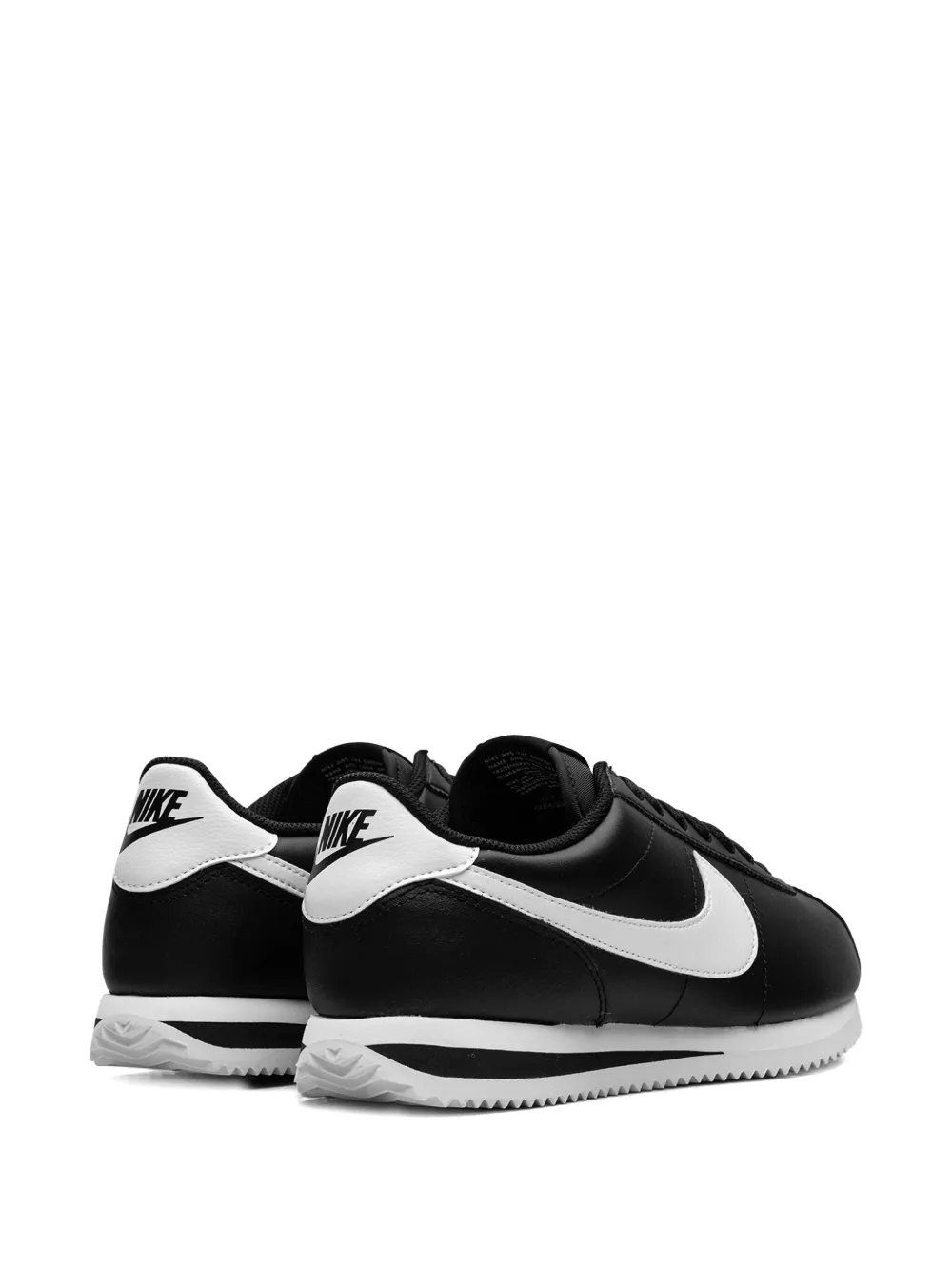Nike Cortez "Black White" leren sneakers Zwart