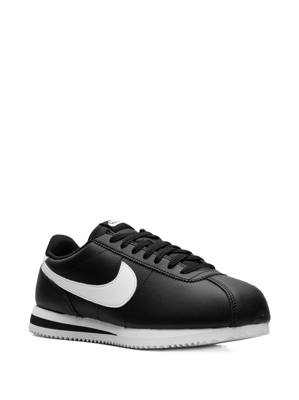 Nike Cortez "Black White" leren sneakers Zwart