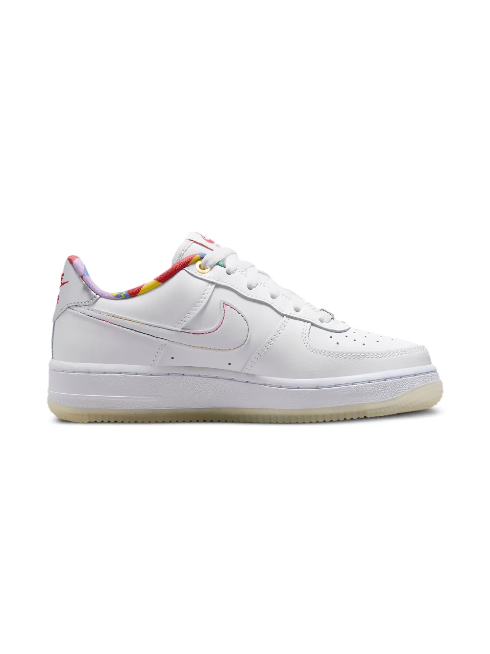 Air Force 1 Low Lv8 "White Playful Print" Sneakers