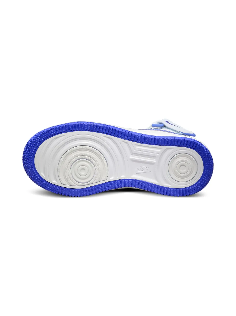 Nike Kids Air Force 1 Mid Easy "White Royal" sneakers Wit