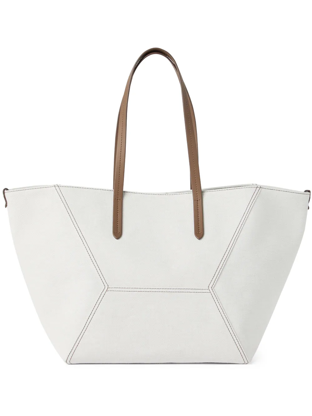 BRUNELLO CUCINELLI LEATHER TOTE BAG