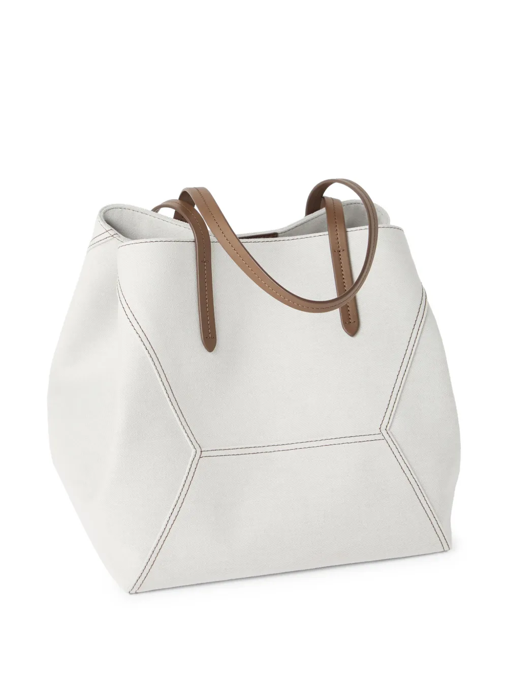 BRUNELLO CUCINELLI LEATHER TOTE BAG
