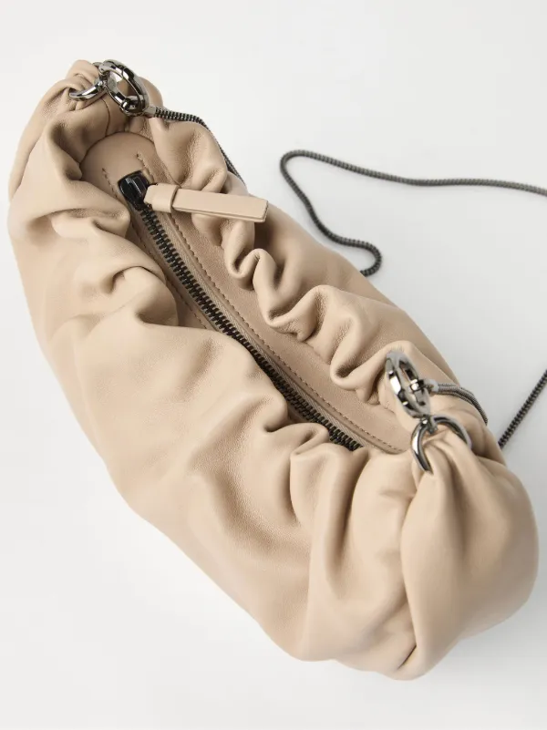 [BRUNELLO CUCINELLI クチネリ　 ショルダーストラップ&ポーチ Brunello Cucinelli モニーレチェーンストラップ ショルダーバッグ