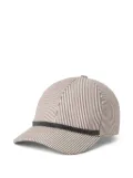 Brunello Cucinelli striped cap - Red