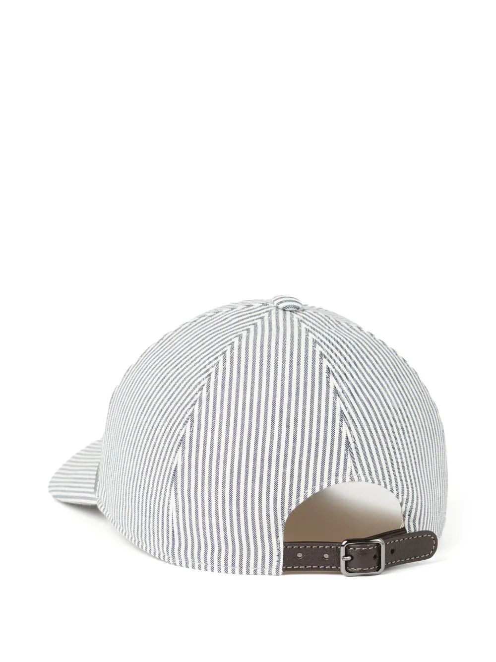 Brunello Cucinelli striped cap - Blauw