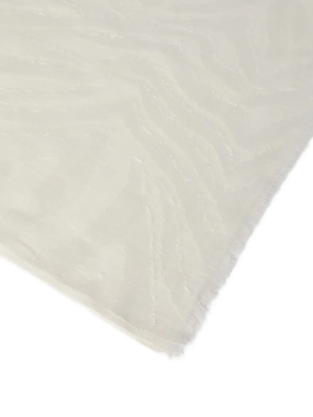 Shop Brunello Cucinelli Linen Scarf In White