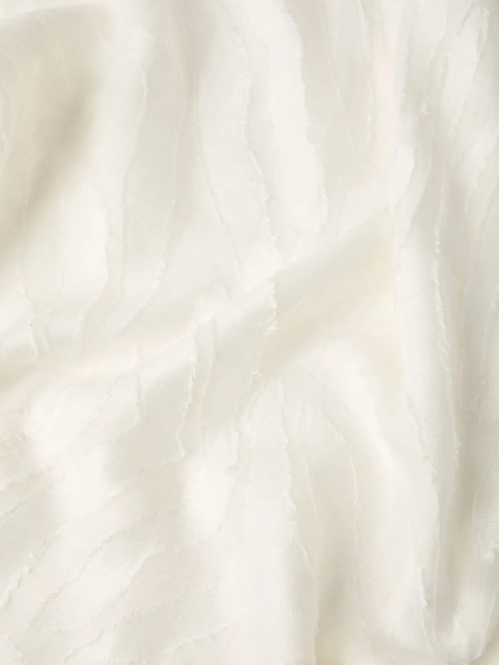 Shop Brunello Cucinelli Linen Scarf In White
