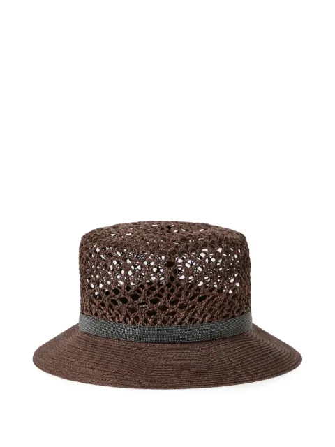Brunello Cucinelli chapeau en laine mélangée