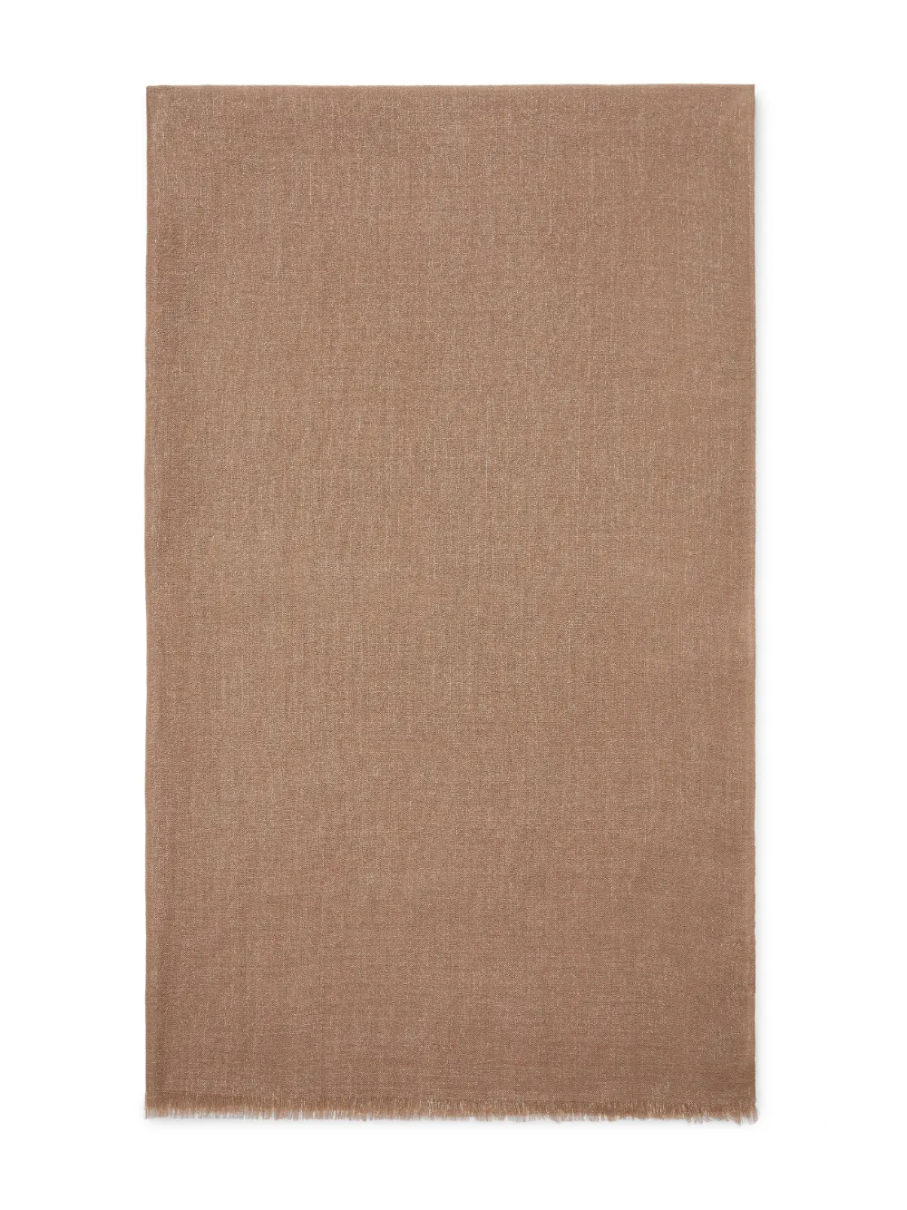 Brunello Cucinelli écharpe à bords francs | marron | Image 1