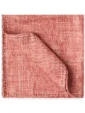 Brunello Cucinelli silk pocket square - Red