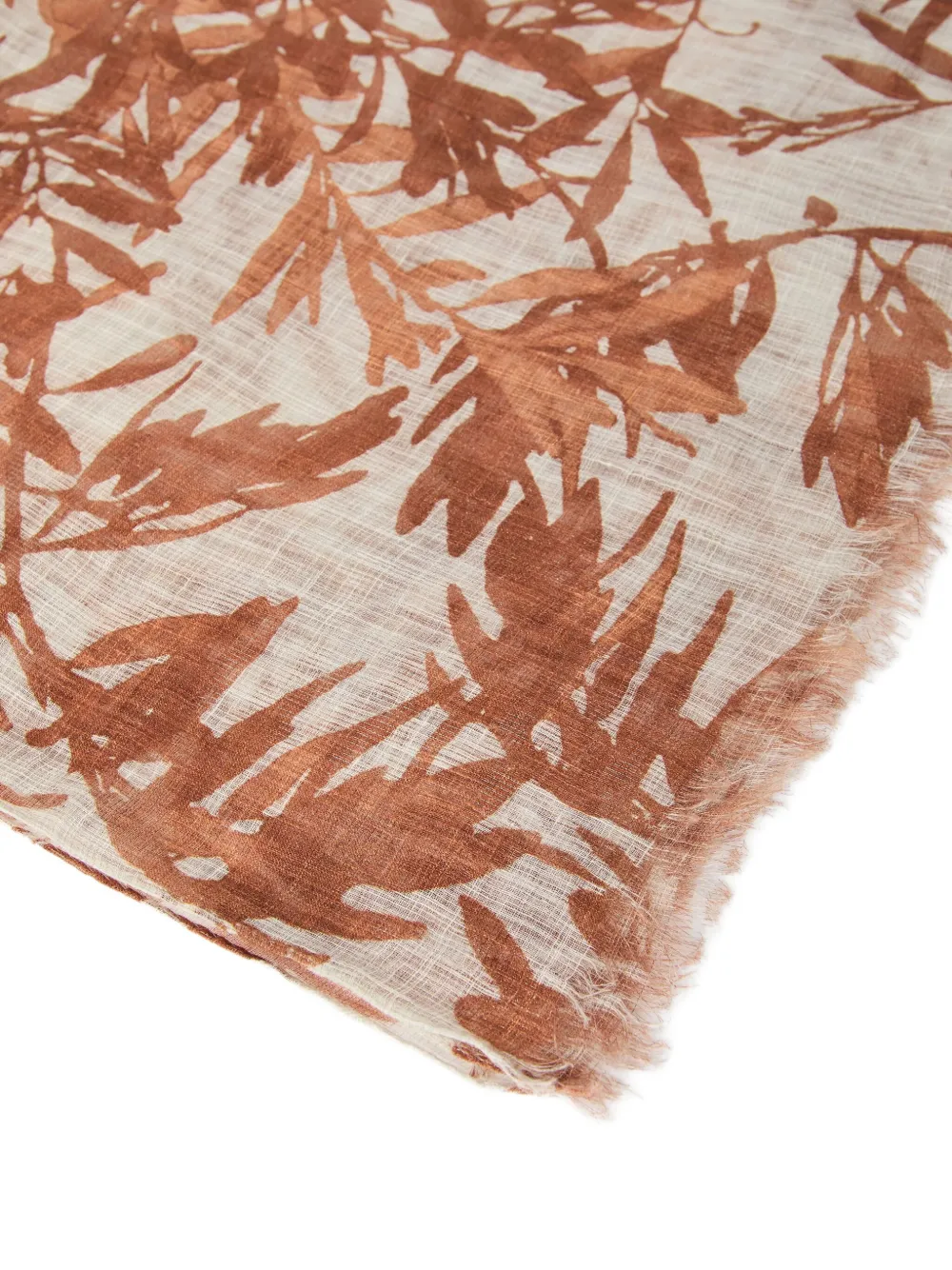 Brunello Cucinelli Sjaal met bloemenprint Rood