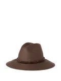 Brunello Cucinelli jewel-piece hat - Brown