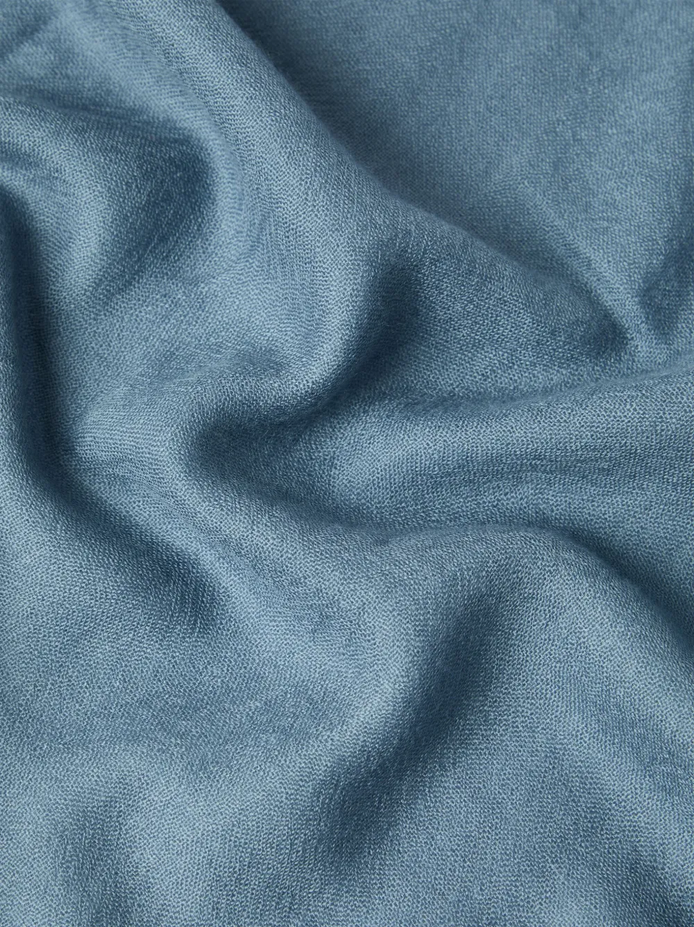 Brunello Cucinelli Doorzichtige sjaal met franje Blauw