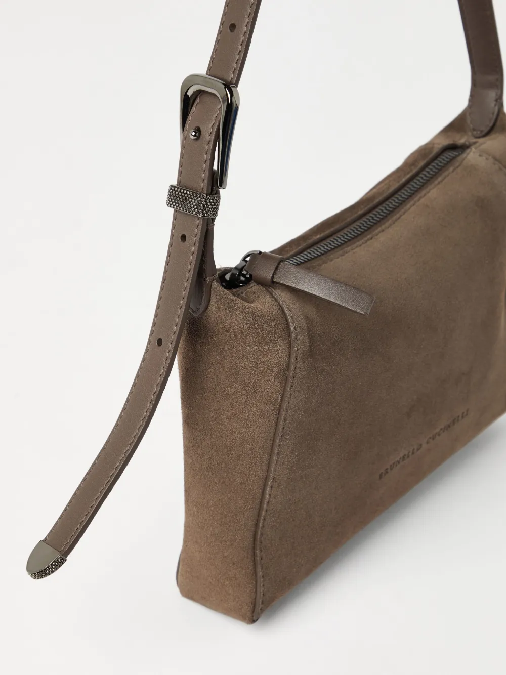 Brunello Cucinelli Leren bucket-tas Bruin