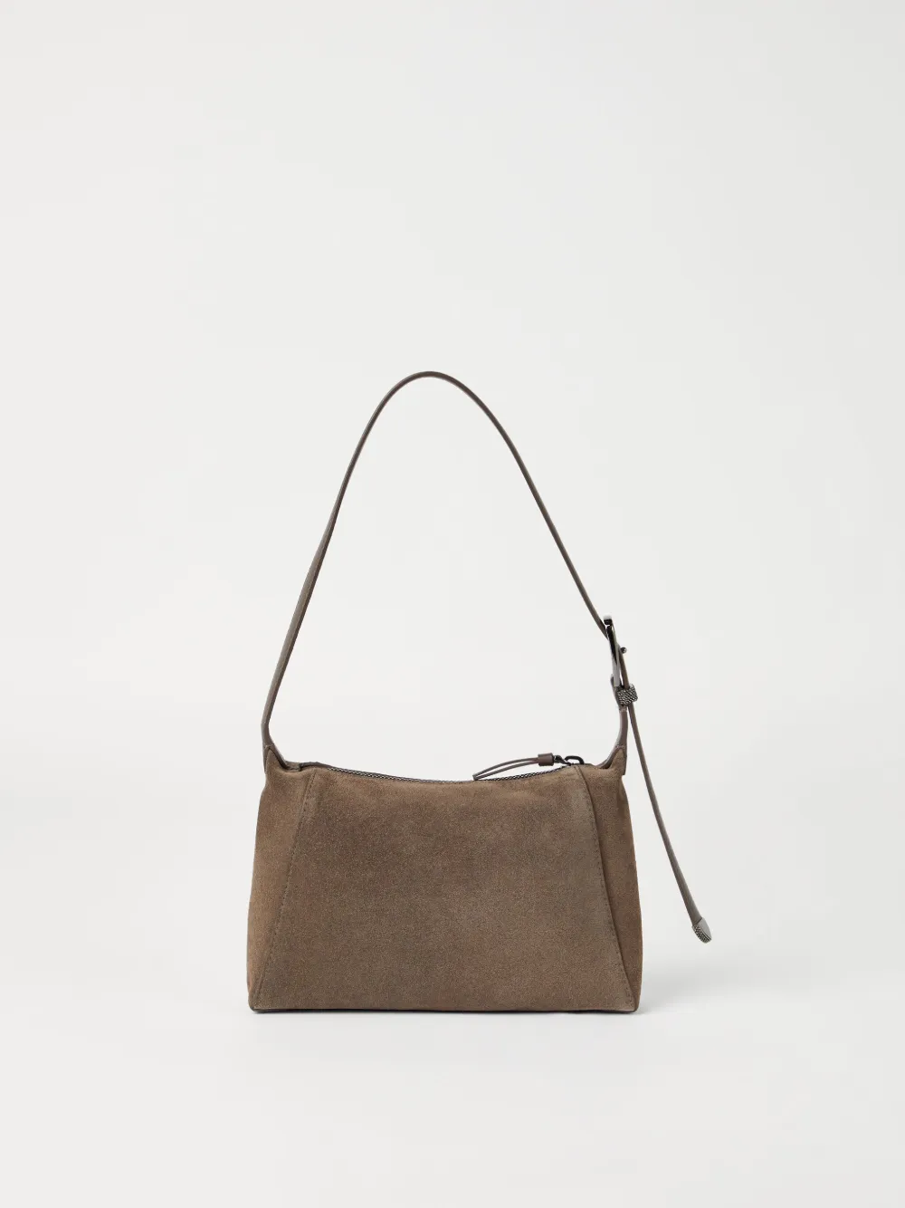 Brunello Cucinelli Leren bucket-tas Bruin