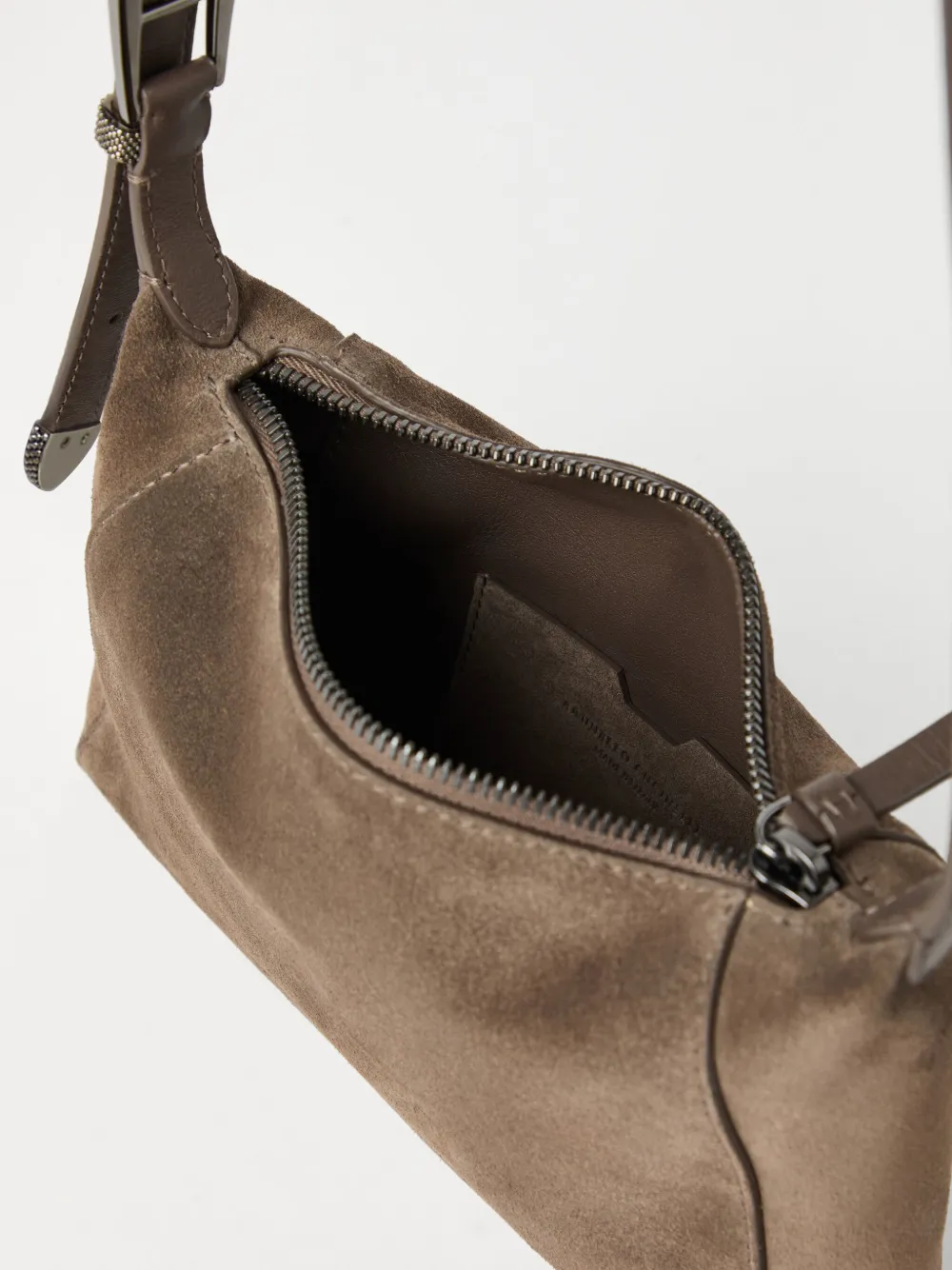 Brunello Cucinelli Leren bucket-tas Bruin